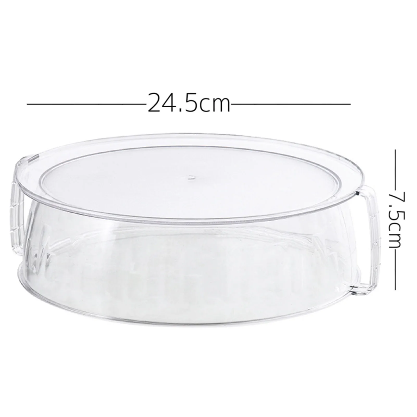 Clear Microwave Splatter Cover Dish Bowl Plate Serving Cover for Food Dish Microwave Oven