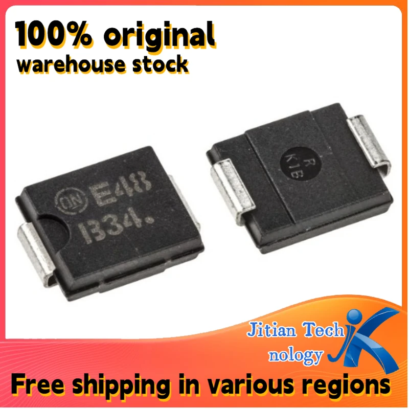 20PCS 100% brand new MBRS340T3G logo B34 3A/40V DO-214AB High-Quality Electronic Component