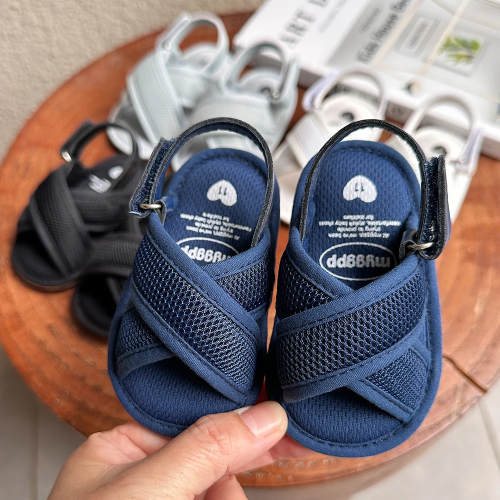 Baby Boys Girls Sandals Premium Infant Summer Outdoor Shoes PU Lightweight Soft Anti-Slip Sole Toddler Prewalker