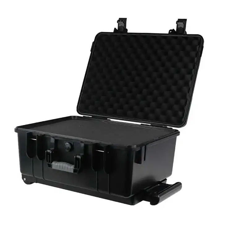 Hard Plastic Waterproof Tool Equipment Storage Customized Foam Protective Case Hard Case with Wheels