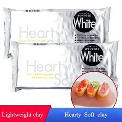 180g White Japanese Clay Hearty Soft Lightweight Clay DIY Handmade Crafts Flower Earring Jewelry Doll Toy Decoration Materials