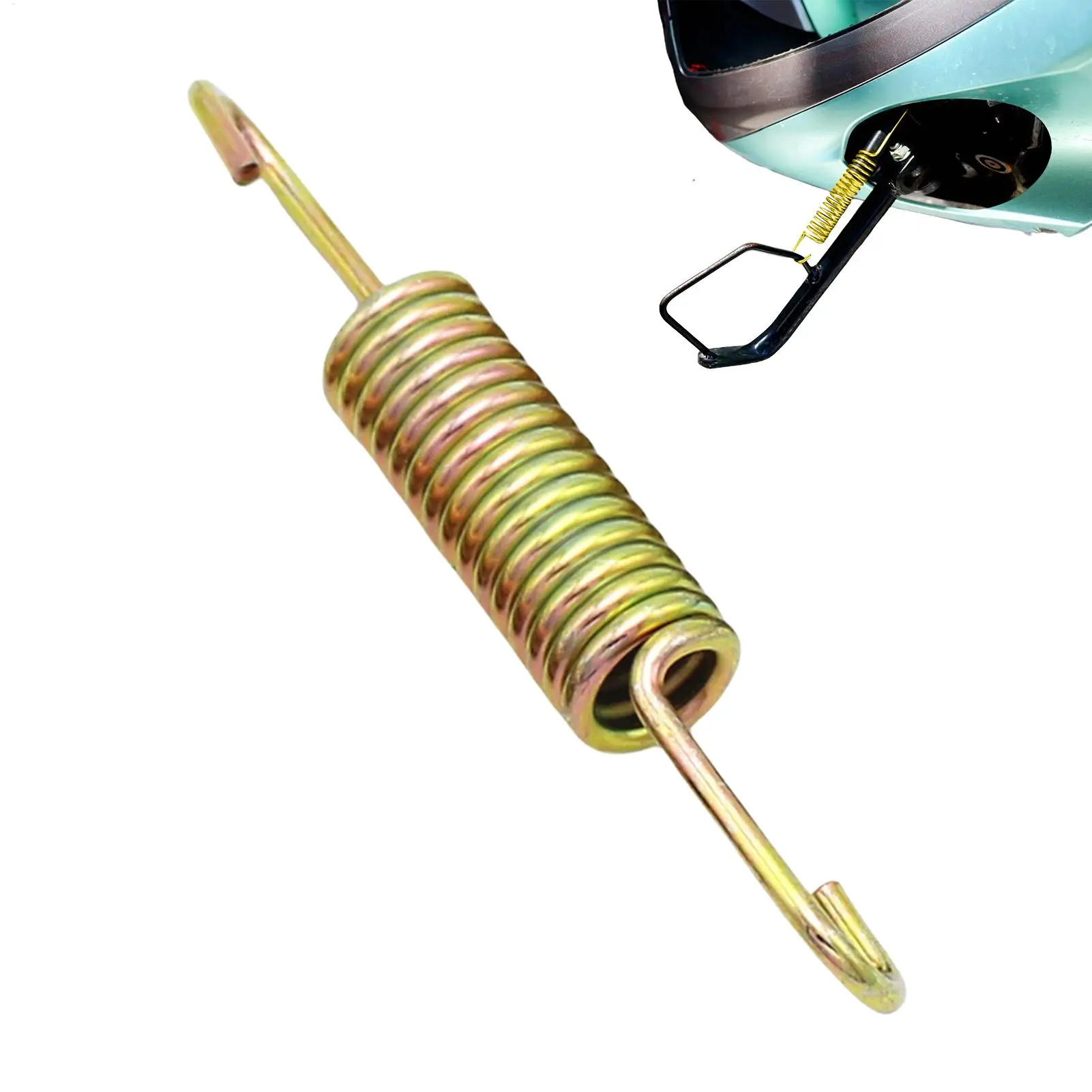 

Motorcycle Kickstand Spring Foot Kickstand Spring Metal Pedal Return Spring Practical Stand Spring Replacement For Motorcycle