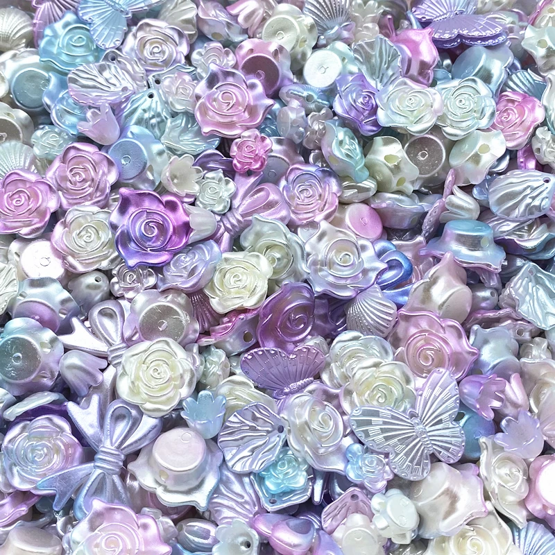 15 جرام أنماط خلط زهرة الخرز صنع المجوهرات النتائج قبعات إبرة سوار ذاتي الصنع قلادة أقراط الإكسسوار