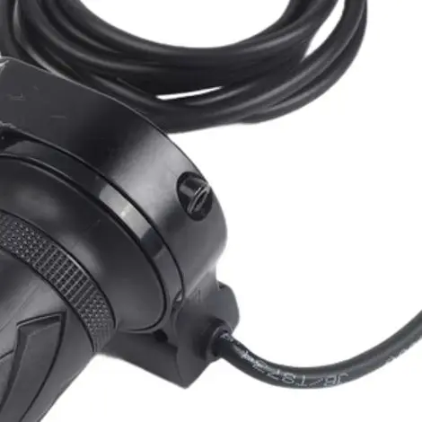 6-pin Connector 48V Throttle Urban Commuting Cruise Control Throttle For Bicycle Battery Level Display Textured Rubber Grip
