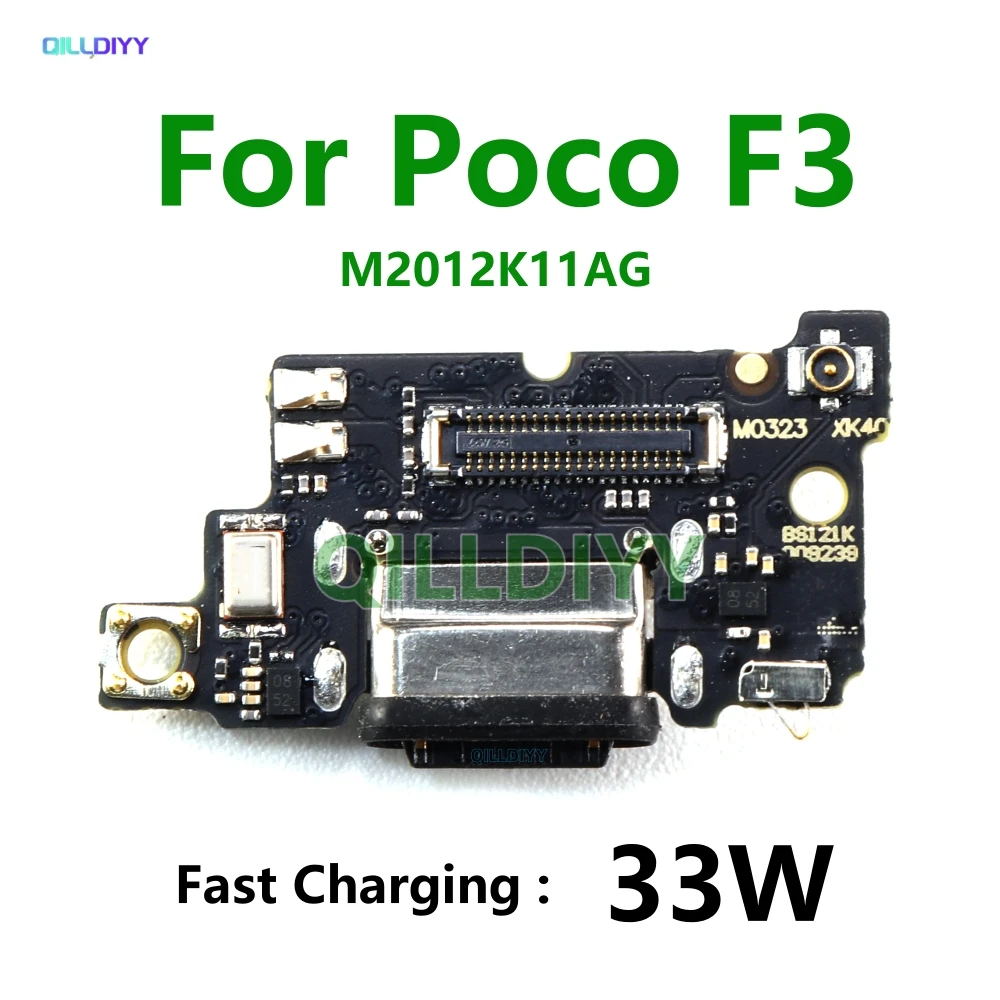 USB Charging Dock For Xiaomi Poco F3 Charger Board Connector Port