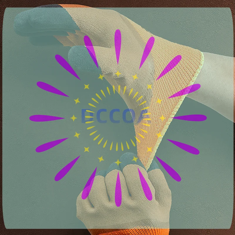 

Rubber Wear-resistant Anti-slip Thickened And Velveted Tire Construction Site Labor Protection Gloves Construction Gloves