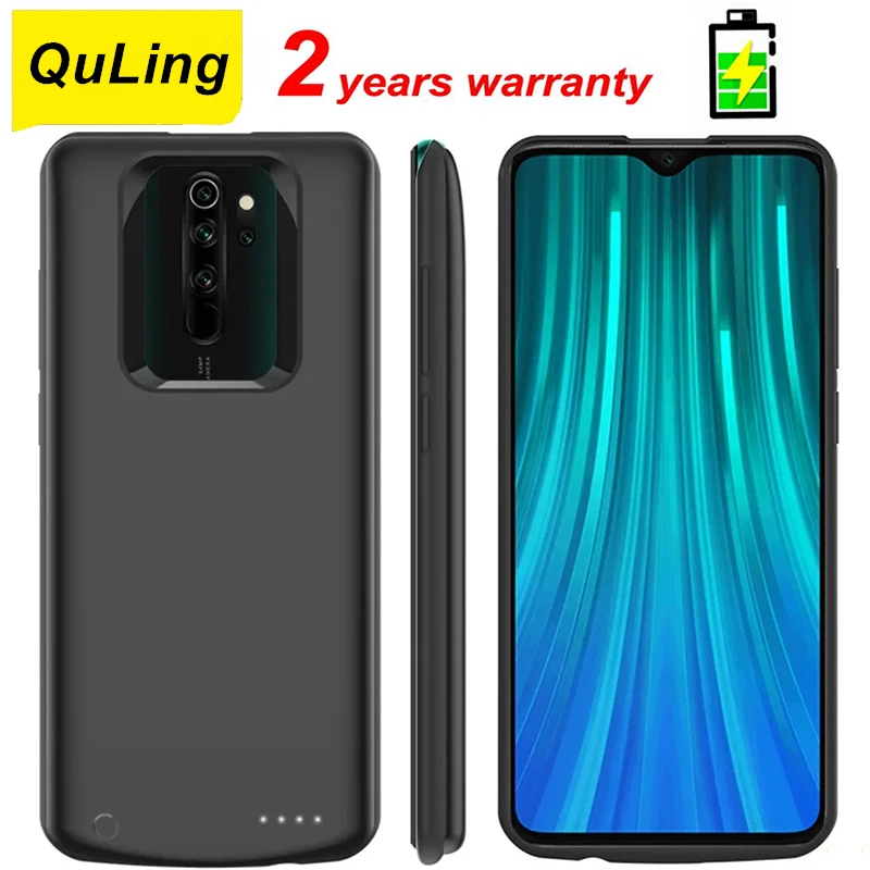 10000mAh Powerbank Case Phone Cover For Xiaomi Redmi Note 8 Pro External Battery Cases Portable Charger Power Bank Note 8 Pro