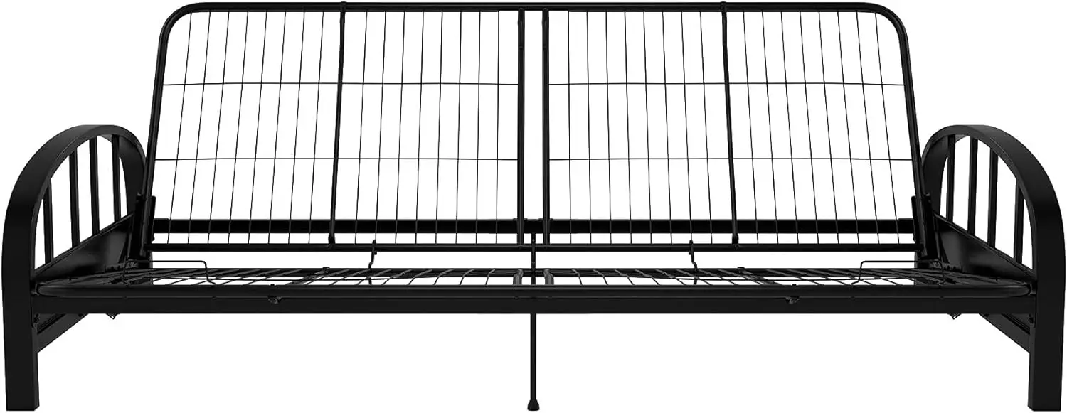 Metal Aiden Futon Frame, Quadro grande preto