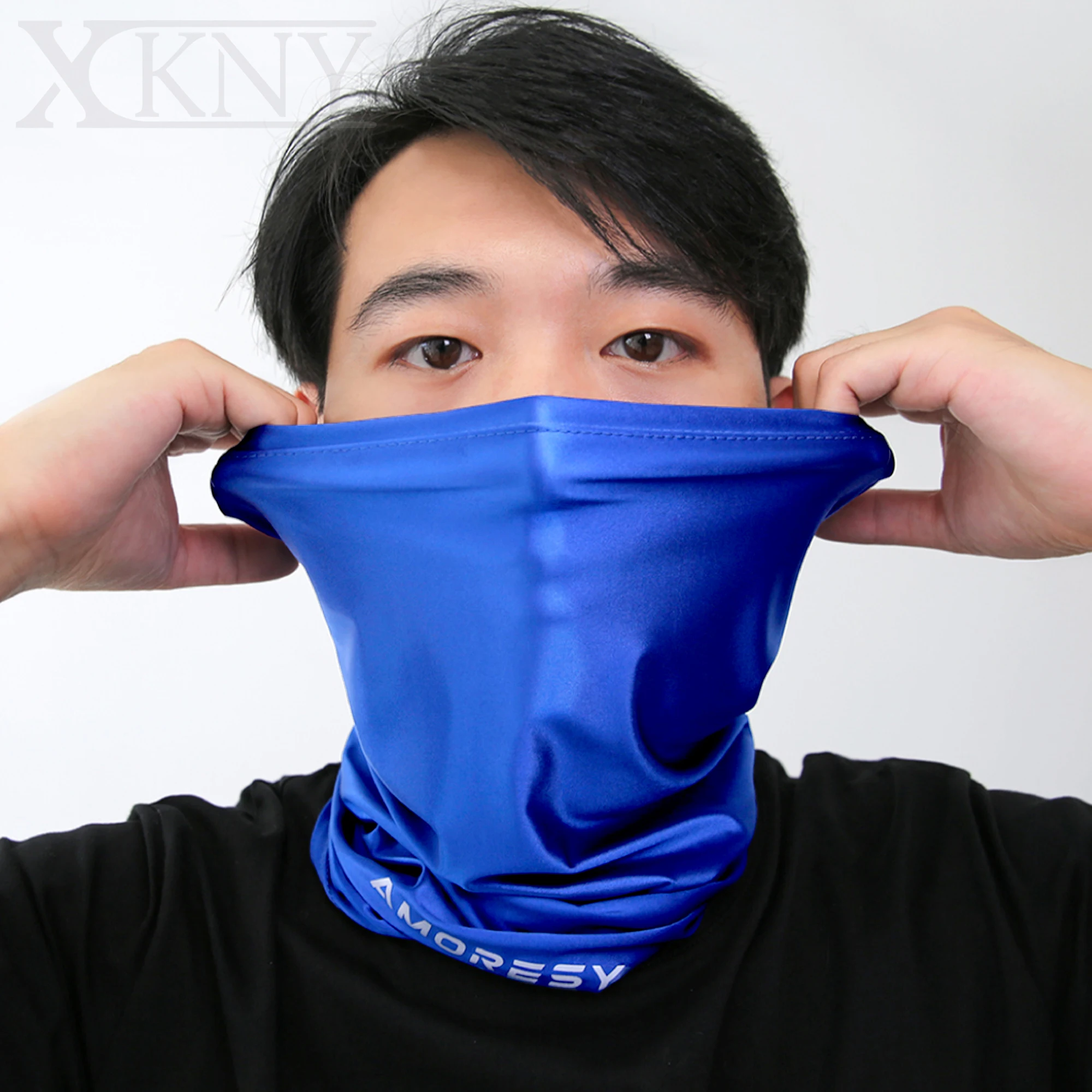 XCKNY Silky glossy scarf air conditioning room shoulder neck scarf wrist mask multi-purpose straight tube square towel