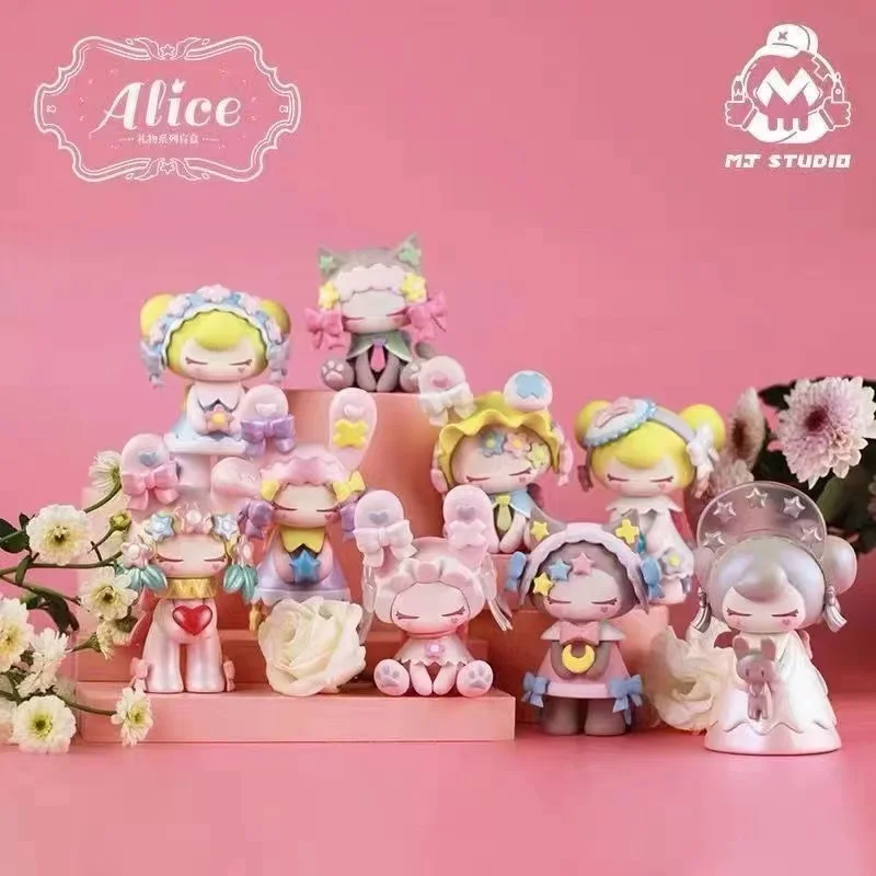 Authentic Alice's Gift Series Blind Box Action Figures Cute Fairy Tale Handmade Desktop Decoration Birthday gift