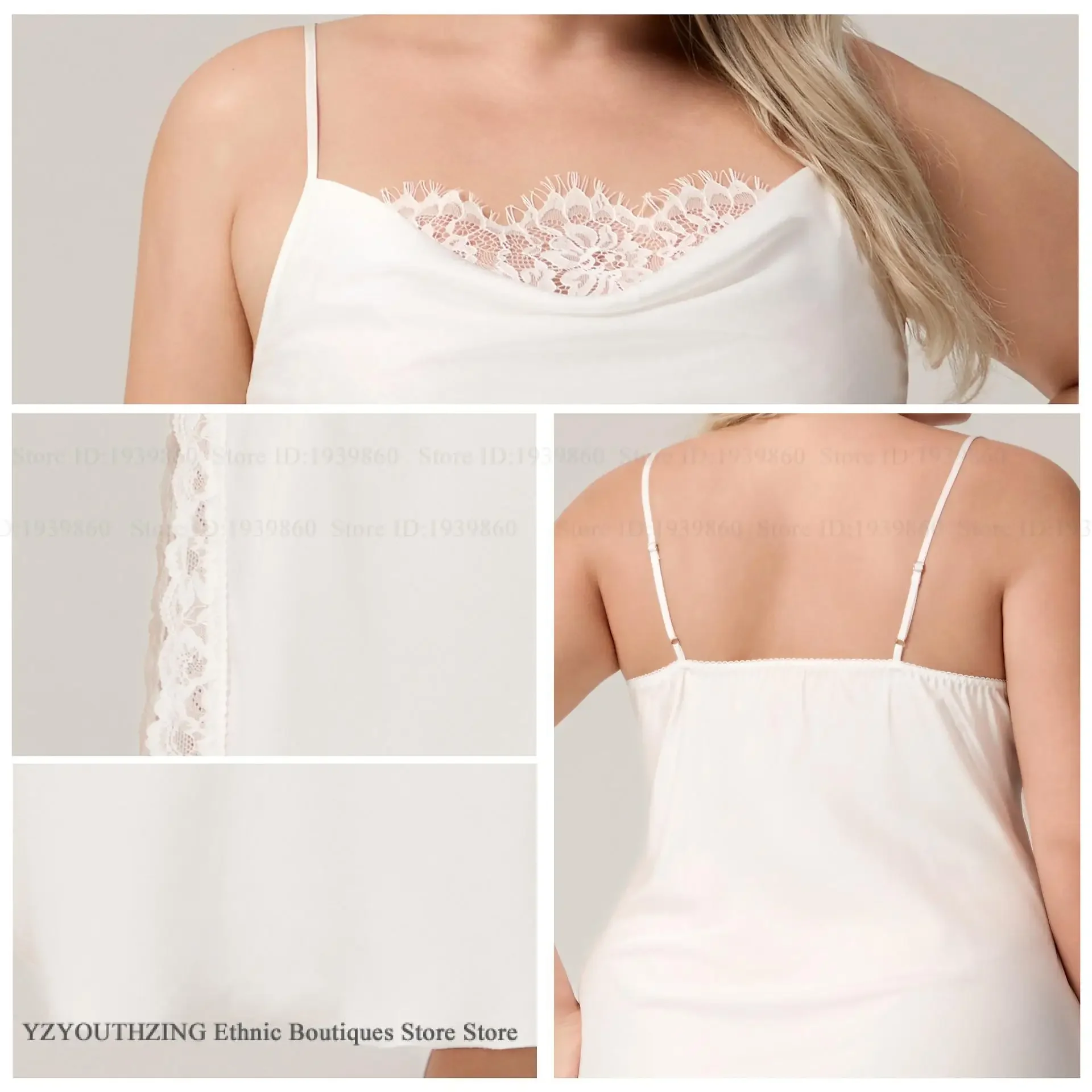 

Сексуальное интимное белье, одежда для сна, белая кружевная лоскутная ночная рубашка, женское домашнее платье большого размера, пижама, свободная сорочка, ночная рубашка