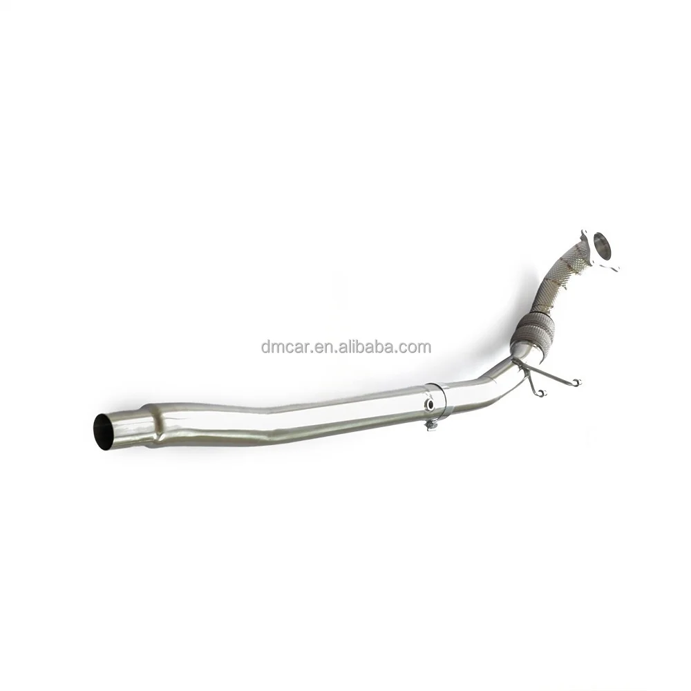 Suitable for  TT 2.0T 2006-2014 Stainless Steel Straight Exhaust System Free Flow Exhaust Lower Pipe Automotive Exhaust Pipe