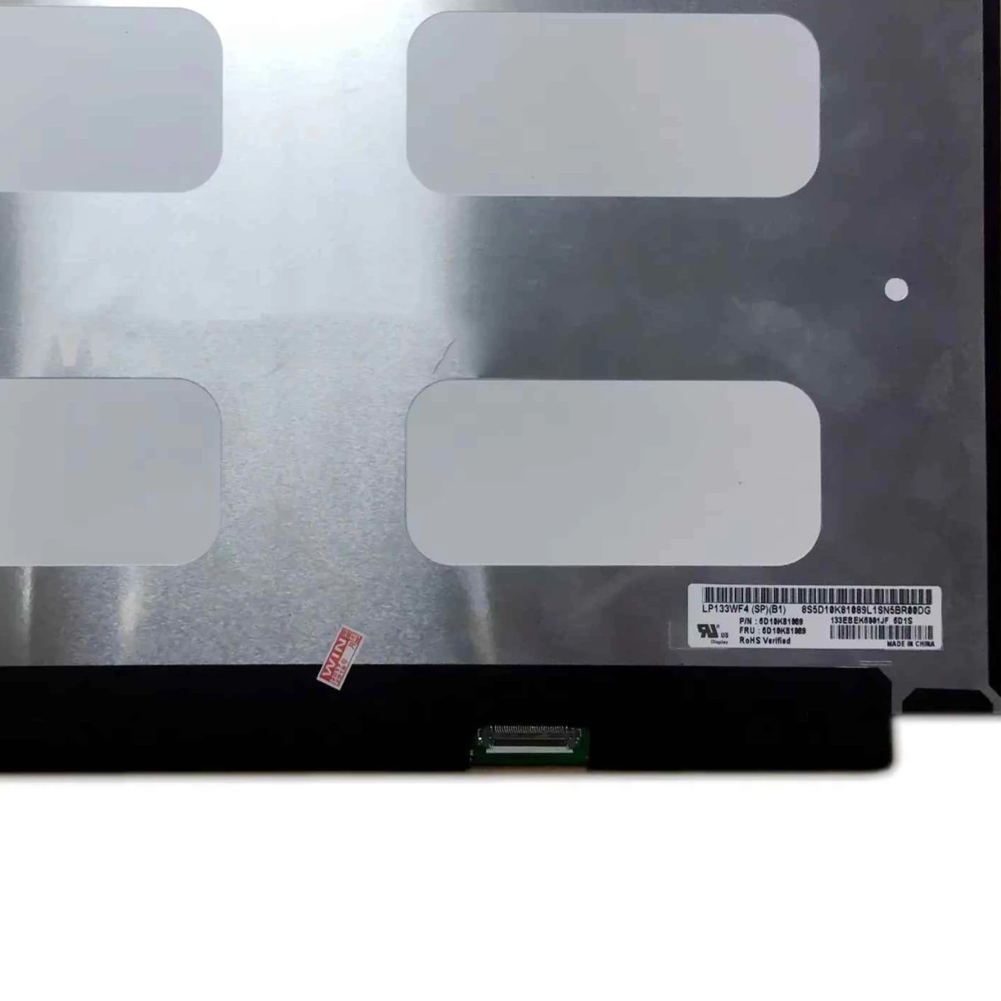 SPB1 layar LED Laptop Panel NTSC 72% 30 pin, layar LED IPS 60HZ eDP