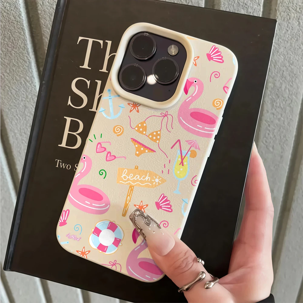 Swan Animal Shockproof Phone Case For 17 Pro Air 16 15 14 13 11 12 Pro Max 14 15 16 Plus X XR XS Silicone Soft TPU 2 in 1 Cover - view 5