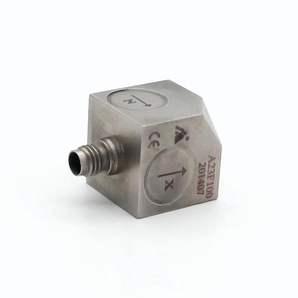 

High Quality Vibration Testing ISO9001 Triaxial Voltage Iepe Piezoelectric Acceleration Sensor