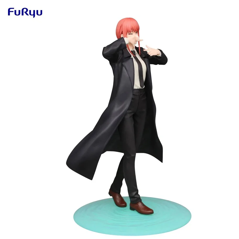 IN Stock FuRyu Chainsaw Man Makima Kawaii Doll 21Cm Original Action Anime Figure Pvc Model Collectible Toys Child Gift