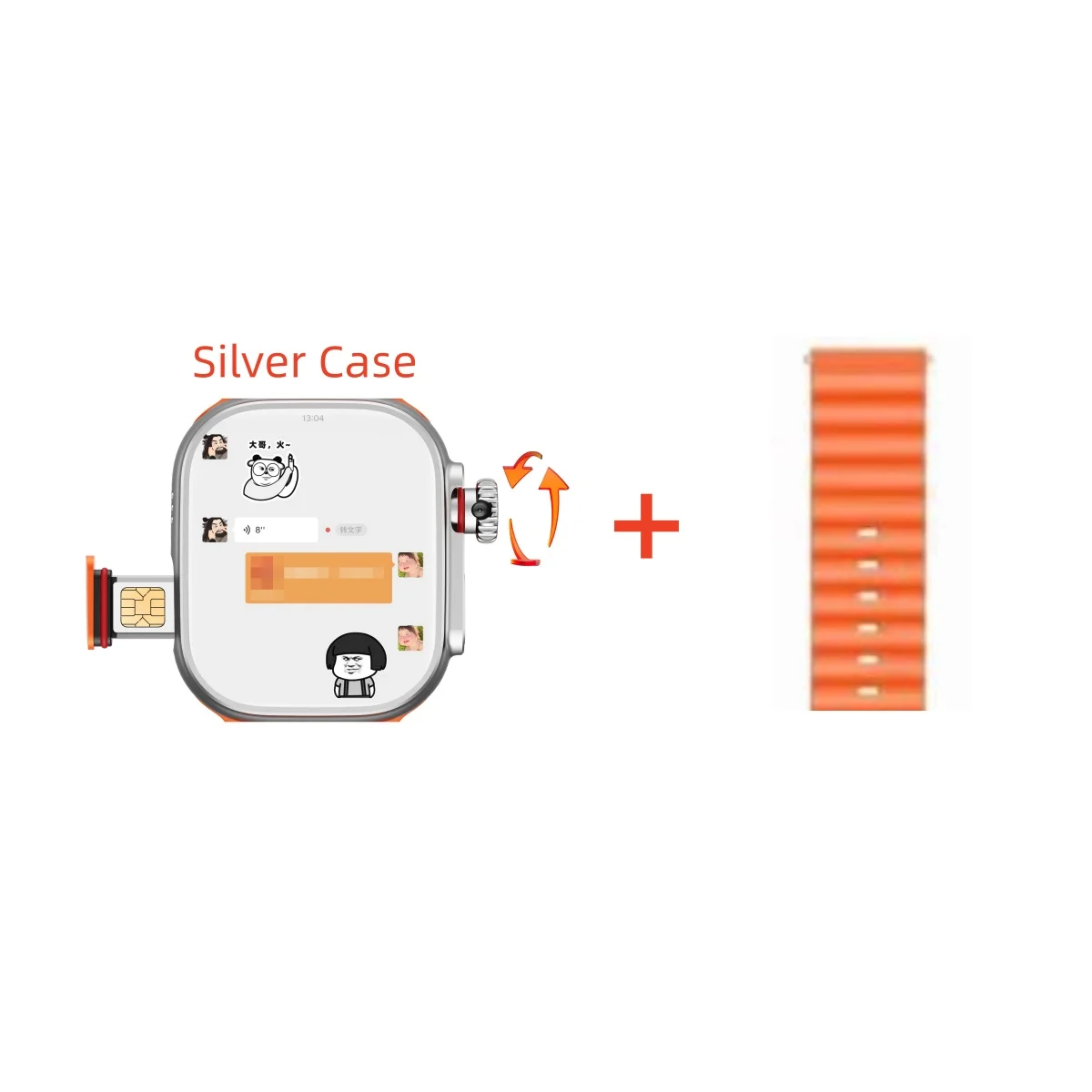 2024 Hot Sales 4G smart watch Android System with Rotating camera WiFi GPS SIM card Smartwatch