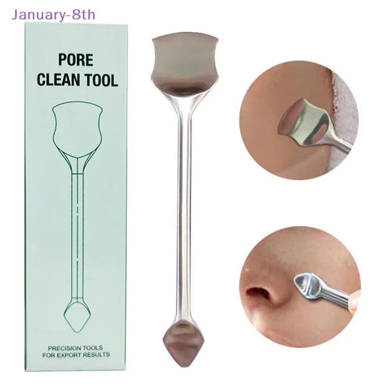 2-In-1 Stainless Steel Professional Blackhead Remover Blemish Extractor Tool Pimple Comedone Removal For Face