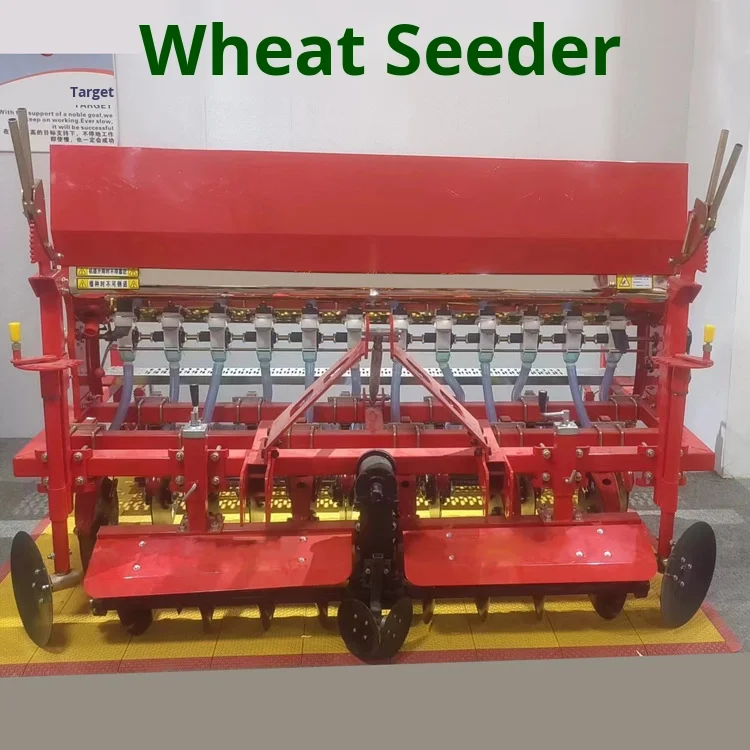 Legged Design Wheel Dry Rice No-Till Fertilization Seeder 6-18 Rows High Wheat Barley Forage Grass Herbs Strip-Seeding Engine