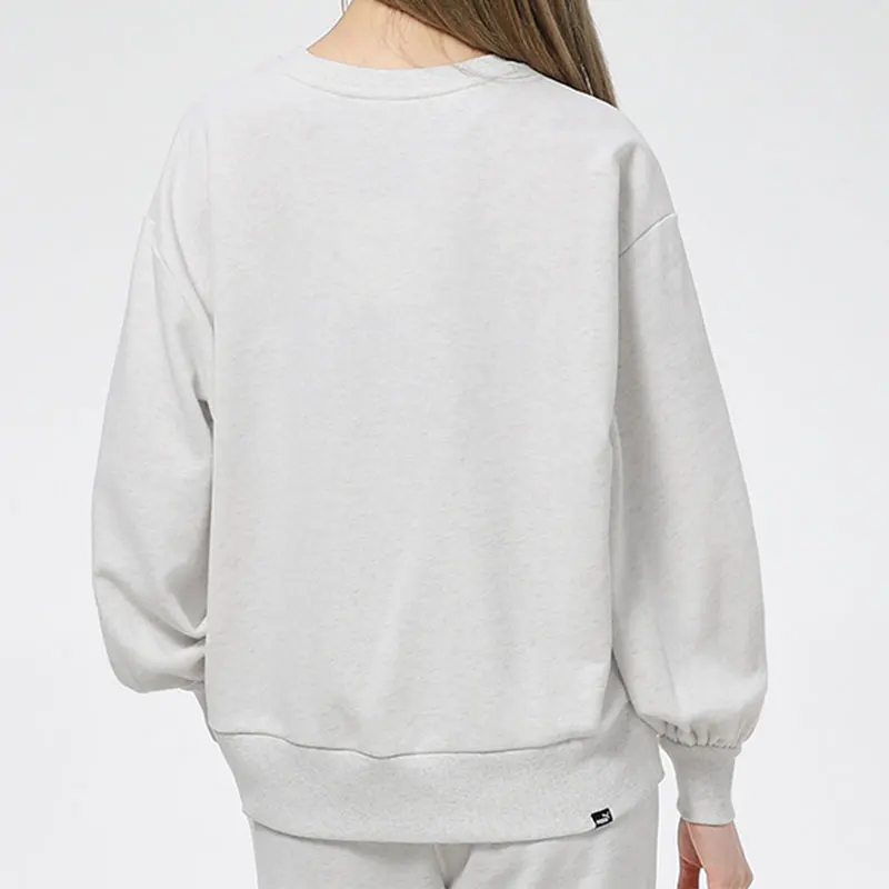 Puma Authentic New Women's Casual Wear Resistant Casual Lantern Sleeve Round Neck Sweatshirt 845597-02