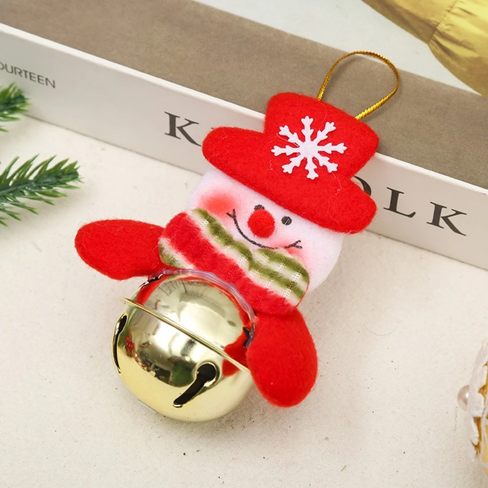 

1set Christmas Decorations Christmas Tree Pendants Dolls Bells Deer Old Man Snowman Decorative Gifts Christmas Bell Pendants