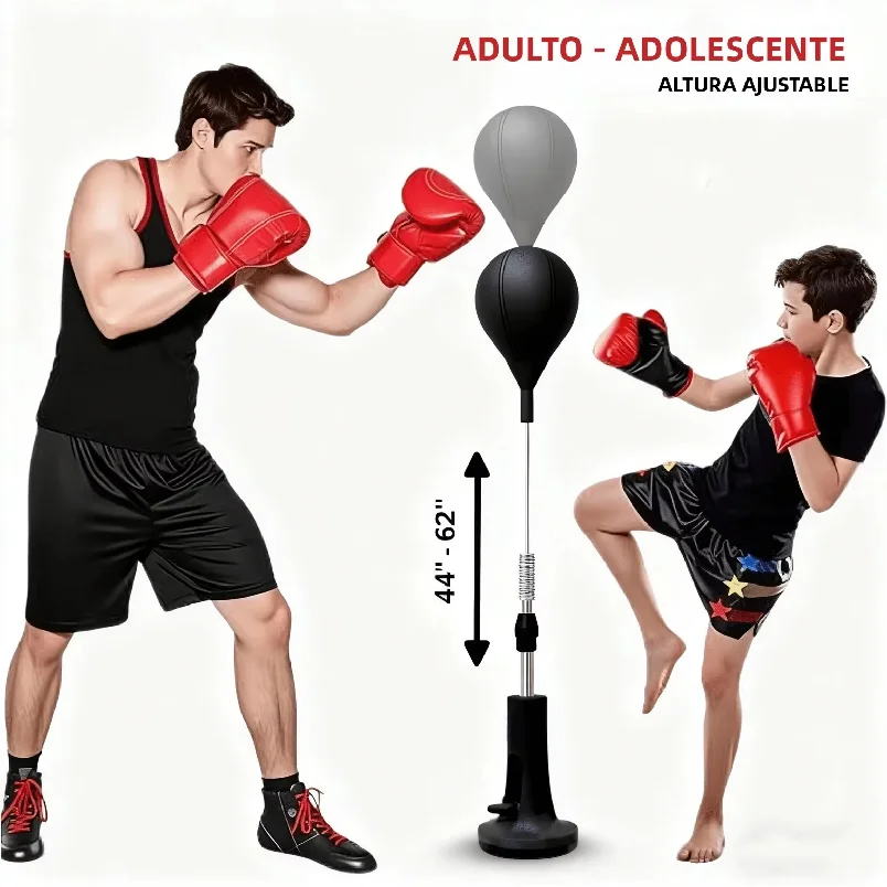 New Premium Punching Bag, Cobra Bag for Boxing Agility Training Home Fitness Equipment Thickened Rod Reflex Bag Family Best Gift