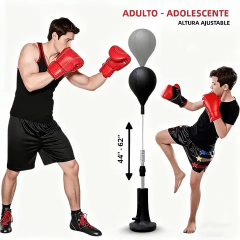 New Premium Punching Bag, Cobra Bag for Boxing Agility Training Home Fitness Equipment Thickened Rod Reflex Bag Family Best Gift