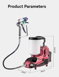 Household MultifunctionalLithium High-pressure Airless Spraying MachineAirless Spraying Machine Latex