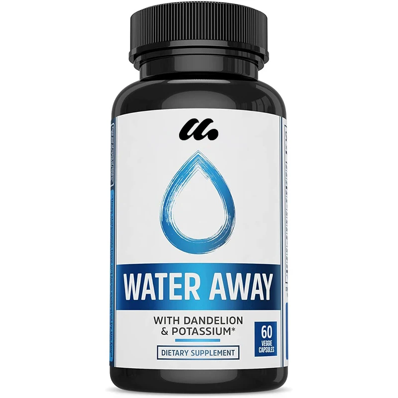 

Water Away Herbal Formula, Healthy Liquid Balance | Contains Dandelion, Potassium, Green Tea, etc. | 60 capsules