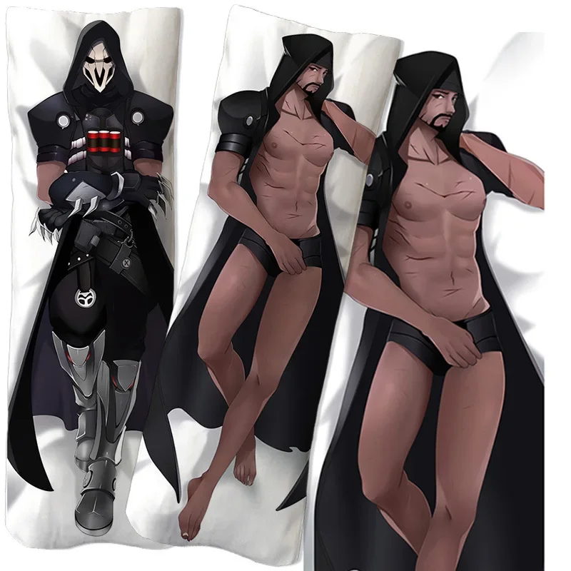 Games Overwatch Games Equal body hug body pillow pillowcase double-sided 3D printing bedding DIY two-dimensional sexy gift