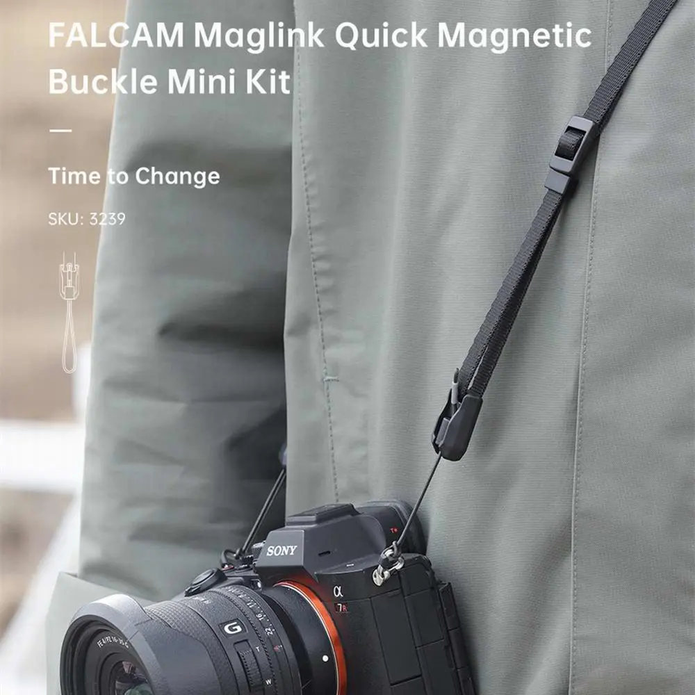 Falcam Maglink Quick Release Magnetic Buckle Mini Kit (2 mini base and 4 Buckle)