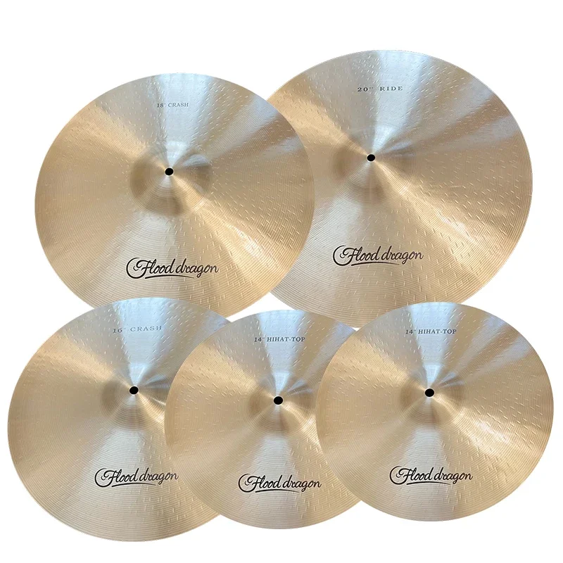 

High Quality B20 100% Handmade CLASSIC Series 5pcs Pack Set DRUM Cymbals