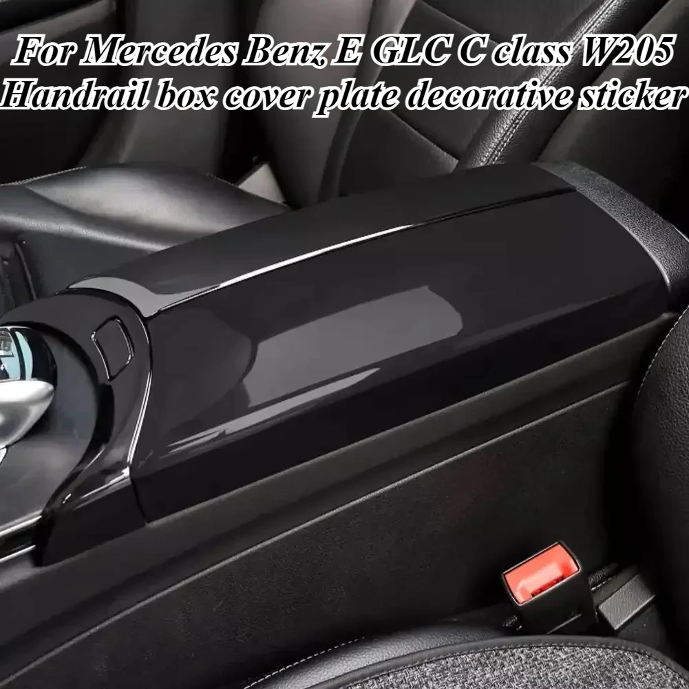 

Для Mercedes C Class GLC W205 2014-2023 крышка подлокотника центральной консоли, отделка из углеродного волокна, аксессуары для интерьера, Стайлинг автомобиля