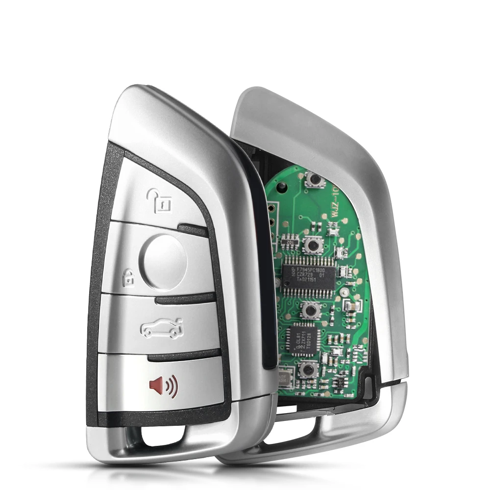 KEYYOU 3/4 Taste 315/433/868 MHZ ID49 pcf7945 Remote Key Keyless Entry fob für BMW F FEM CAS4 5 7 Serie X5 X6 2014 +