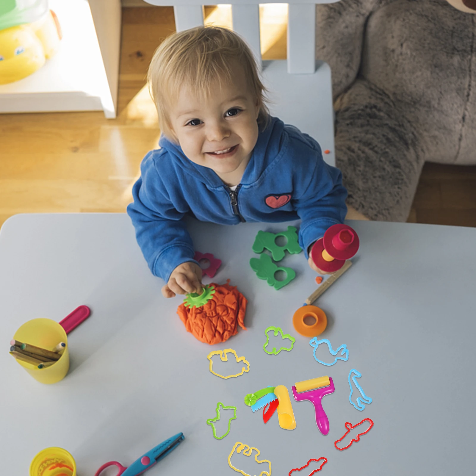 10-teiliges Plastilin-Form-Set, Tierformen, farbige Tonwerkzeuge für Kinder, DIY, Kreativität, Lernen, Klassenzimmer, Plastilin-Werkzeuge