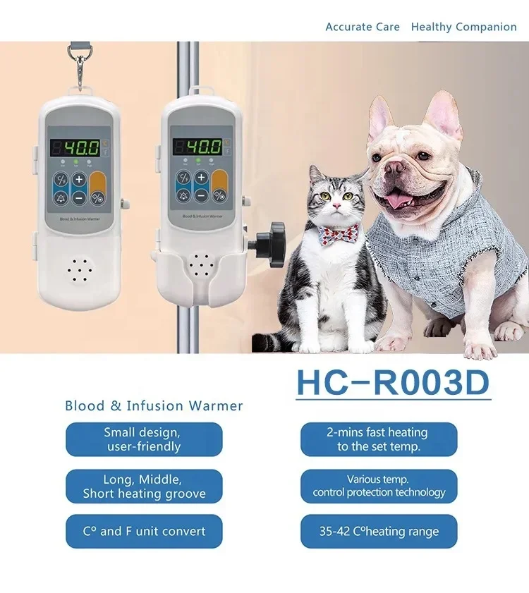 

perfect 2025factory medical heater LCD display blood warmer for hospital humans or veterinary use