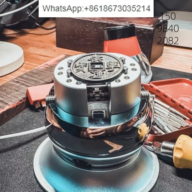 

Ancient coin cleaning seal cutting table universal ball pliers rotating model tool fixture