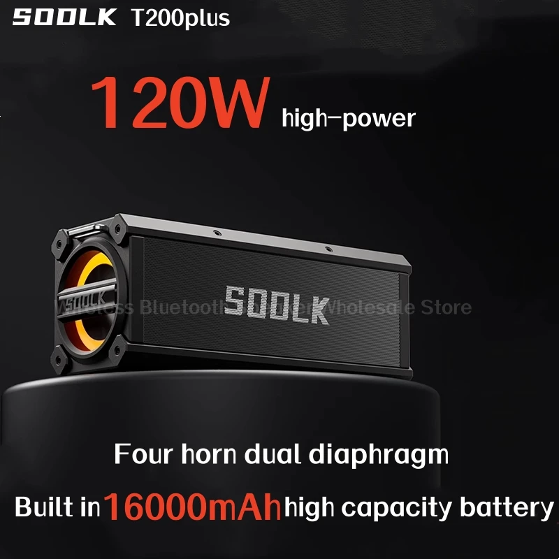 SODLK120W German Speaker Wireless Subwoofer Speaker K Song Portable Home Theater Home USB Drive TF Card Bluetooth Speaker