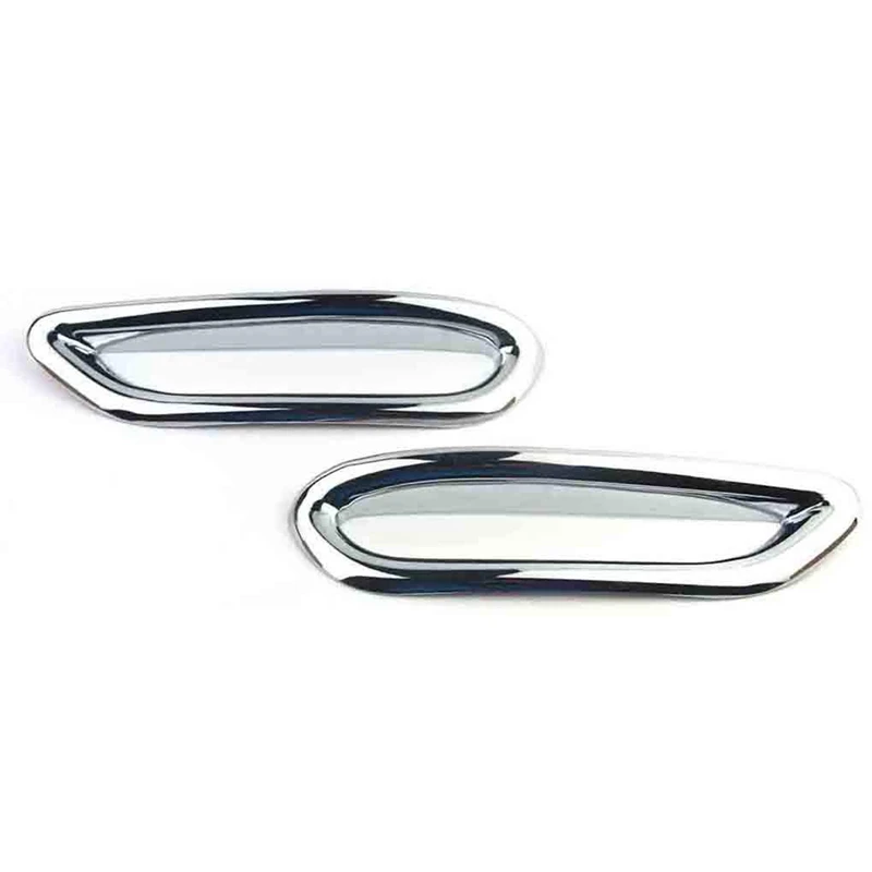 For Nissan Qashqai J11 Abs Chrome Rear Reflector Fog Light Lamp Cover Sticker Decoration Trim Accessories