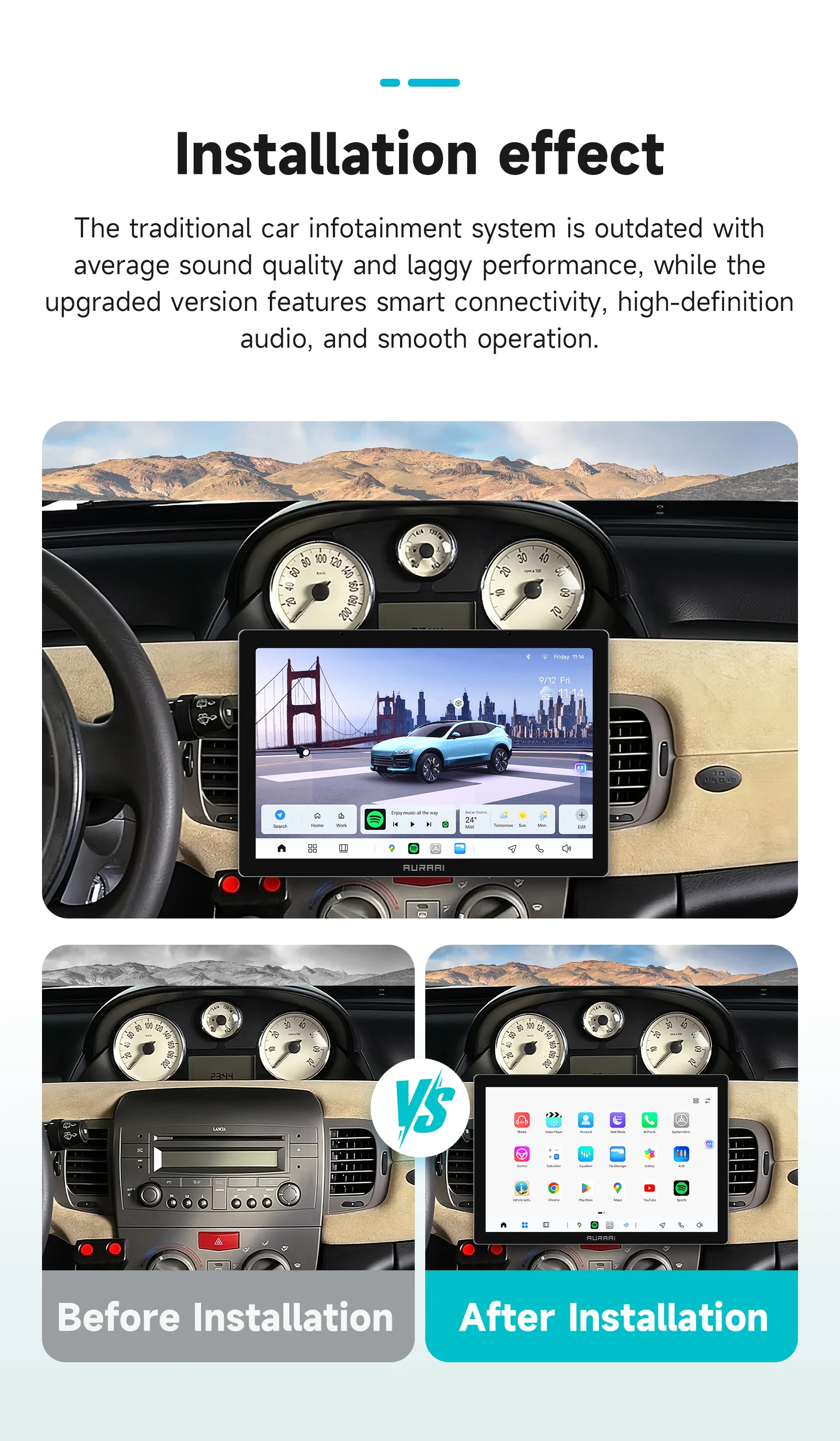 Hizpo 2din 8G+256G Carplay Android Auto for Lancia Ypsilon 2006-2011 4G+Wifi Support 3D Car model With Tesla Style Driving SWC