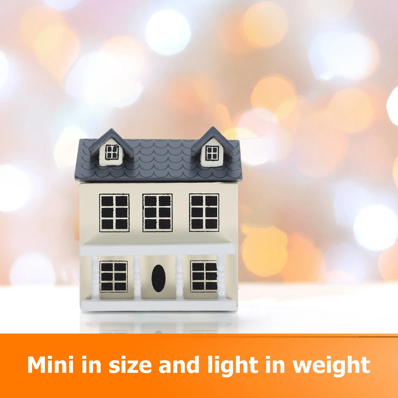 

Miniature House 1:12 Scale Mini House Dollhouse Furniture Prop Elegant Miniature Furniture Decoration for Bedroom Living Room