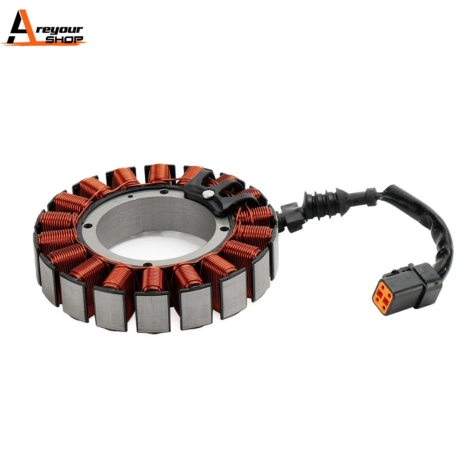 Areyourshop Alternator Stator Coil for Softail 1584 FLST FXST Dyna 1584 FXD 2007 - 30017-07