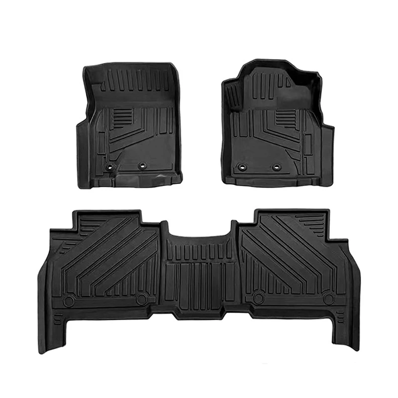 

Custom TPE Plastic Rubber Car Floor Mat 5 Seats Foot Pad Fit For 2014-2020 LC200 Right Hand Drive