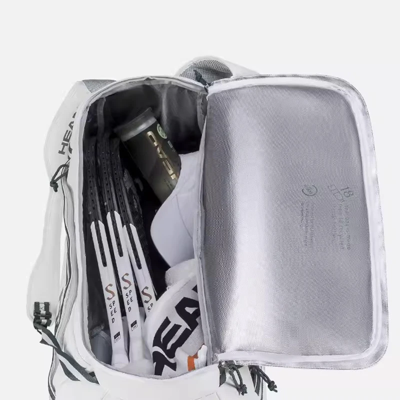 HEAD Tennis Bag Djokovic Handbag Tennis Rackets Bag Large Capacity Badminton Bag Independent Shoe Compartment For Men and Women