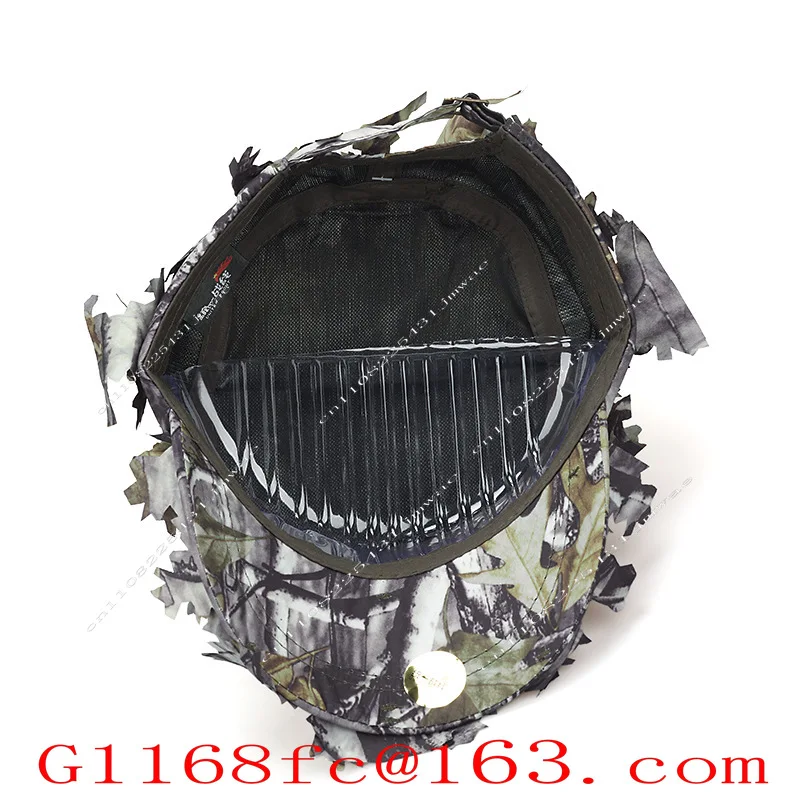 Field Training Leaf Bionic Camouflage Cap Jungle Visor Hat