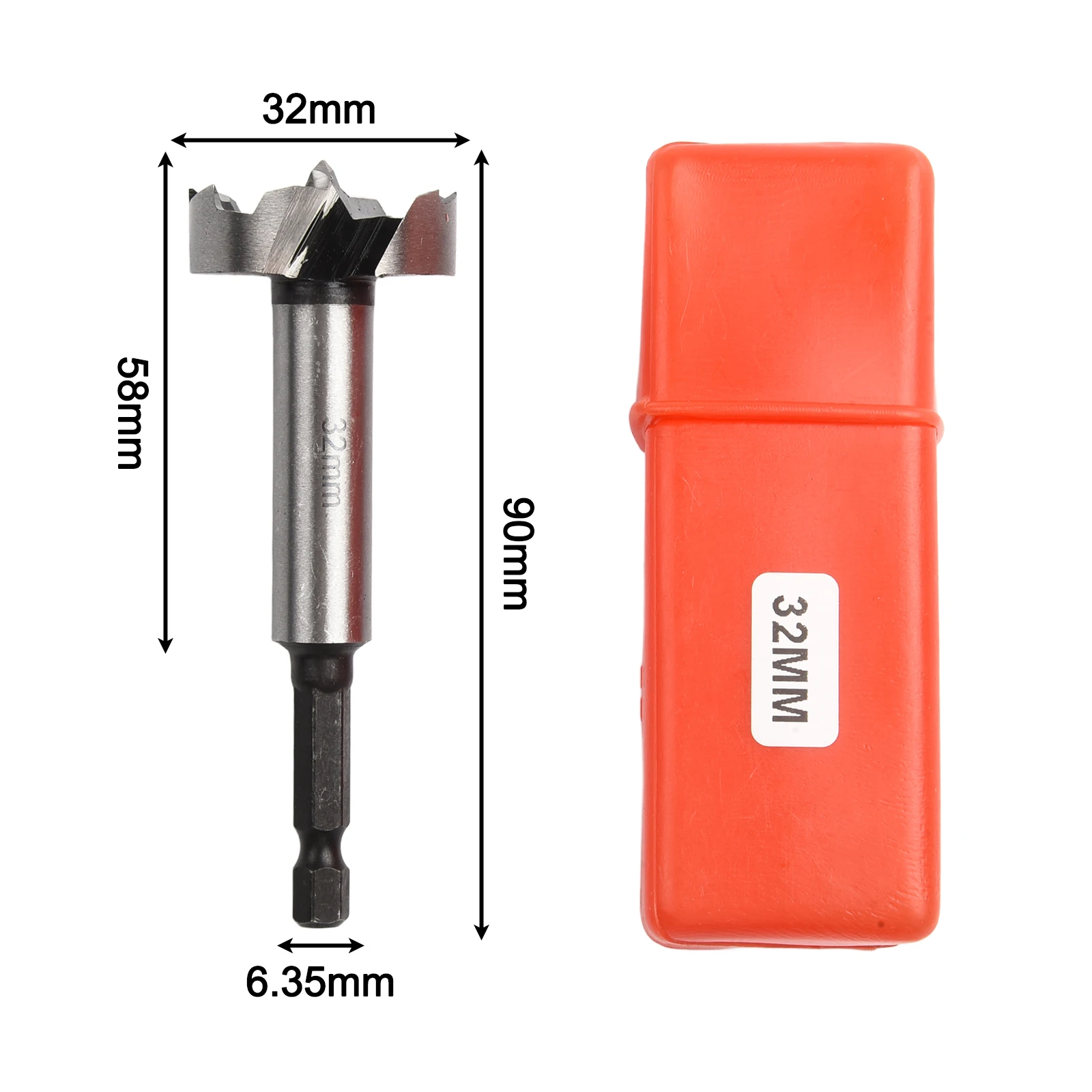 Piatto multi-dente con codolo esagonale da 26-32 mm per accessori per trapano a mano per trapano ad ala adatti per fori per legno, prodotti in legno
