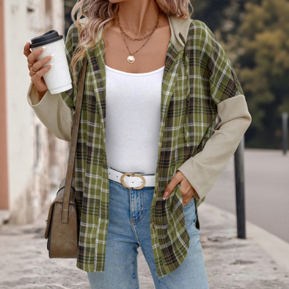 

Всесезонные женские рубашки 2025 года, модные однотонные рубашки с длинными рукавами, воротником и карманами на пуговицах, облегающие уличные рубашки