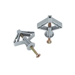 10/50 m3.5 Sets Hollow-Wall Anchors Drywall Anchor Kit With Screws Expansion Tube Pipe Self Drilling With Zinc Plated Screws