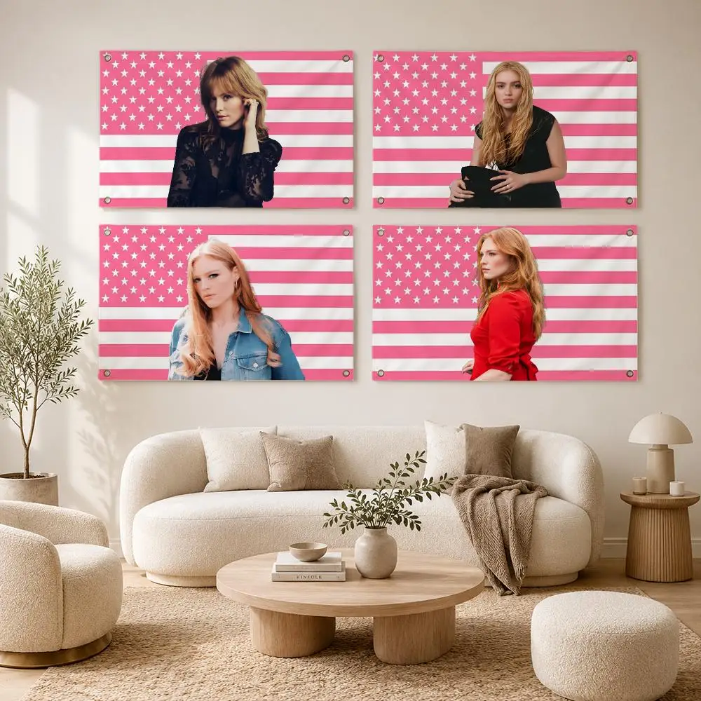 Singer Freya Ridings Flags flag For Decoration Outdoor Picnic Hanging Home Camping Party Banner