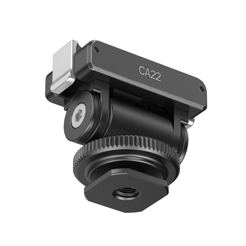 Ulanzi CA22 Cold Shoe Mount Adapter for DJI OSMO ACTION 4 3 Magnetic Quick Release Mounting Ballhead for DJI Action 4/3 Camera